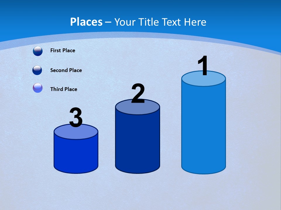 Blue Paint Background PowerPoint Template