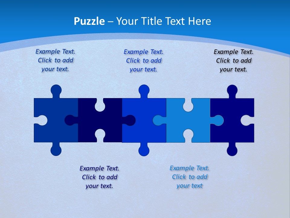 Blue Paint Background PowerPoint Template