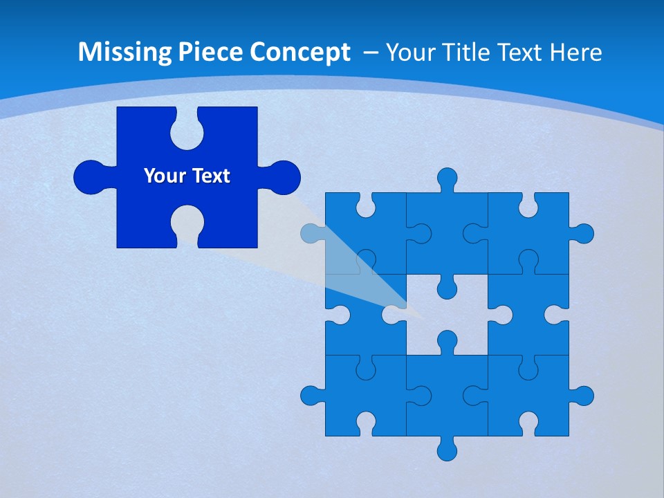 Blue Paint Background PowerPoint Template