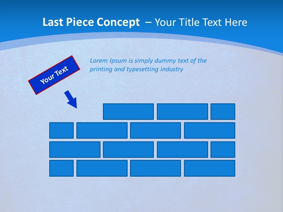 Blue Paint Background PowerPoint Template