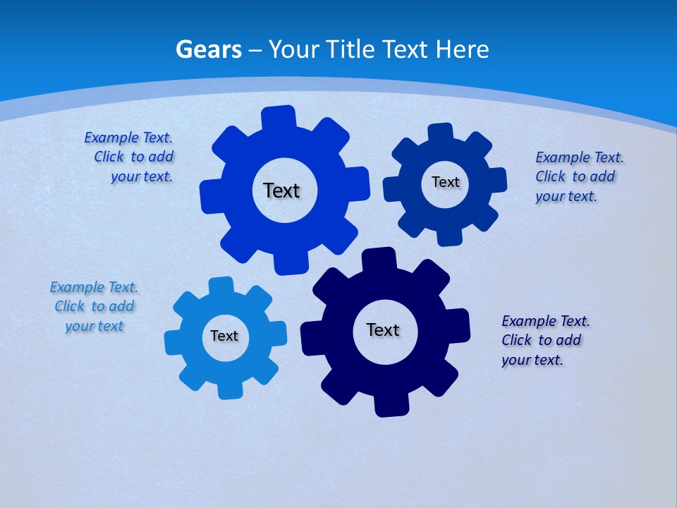 Blue Paint Background PowerPoint Template