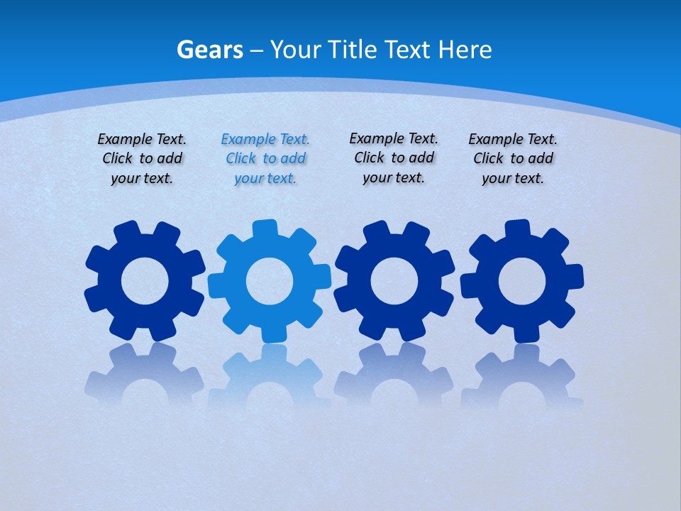 Blue Paint Background PowerPoint Template