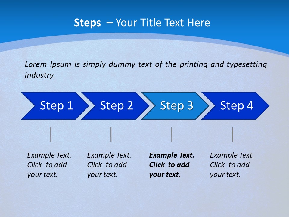 Blue Paint Background PowerPoint Template