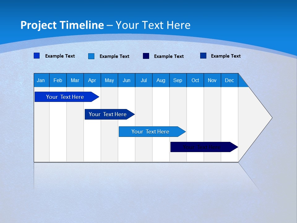 Blue Paint Background PowerPoint Template