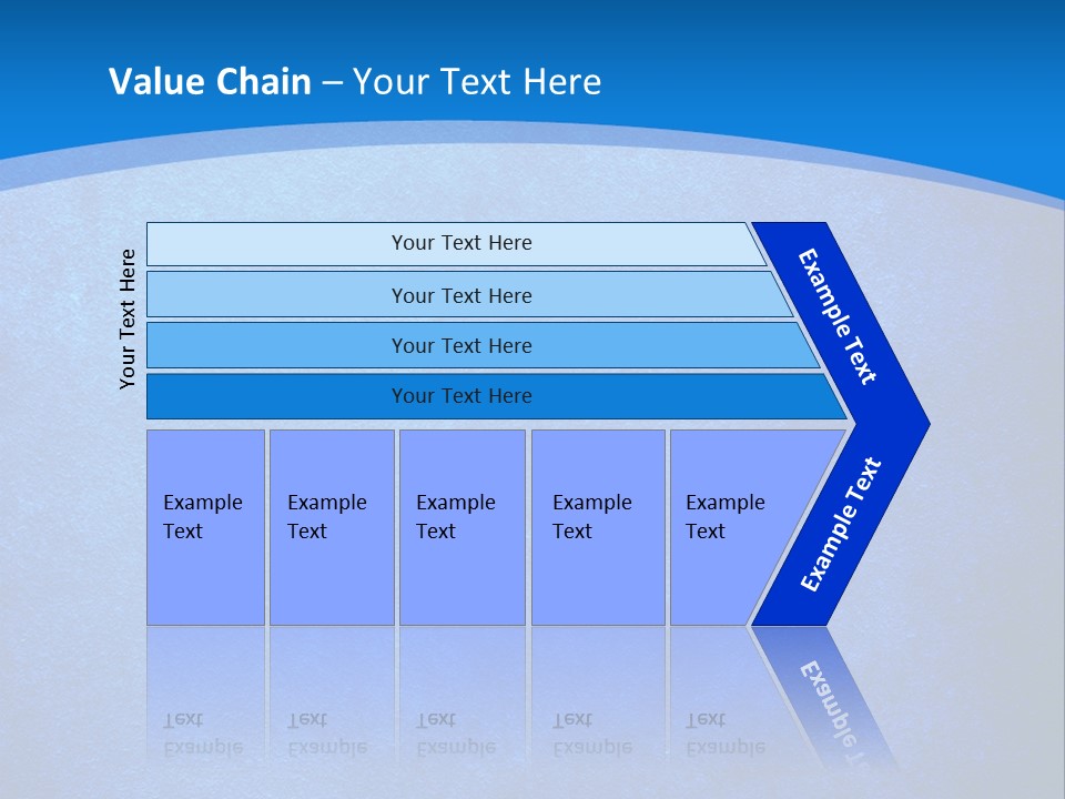 Blue Paint Background PowerPoint Template