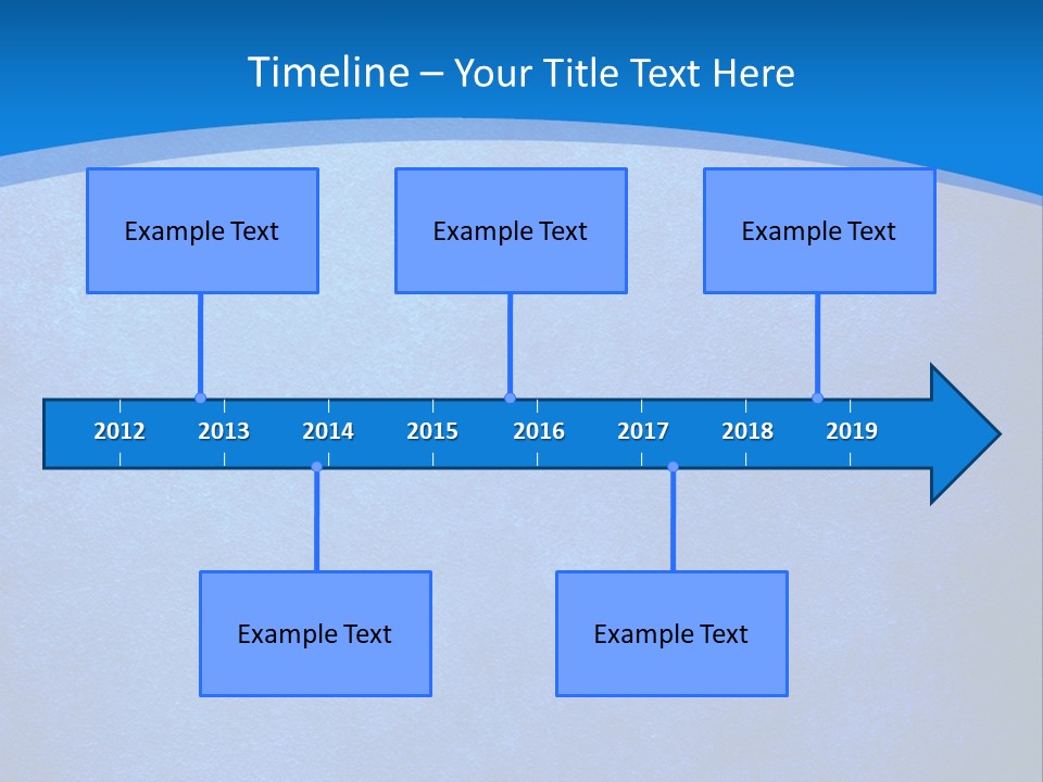 Blue Paint Background PowerPoint Template