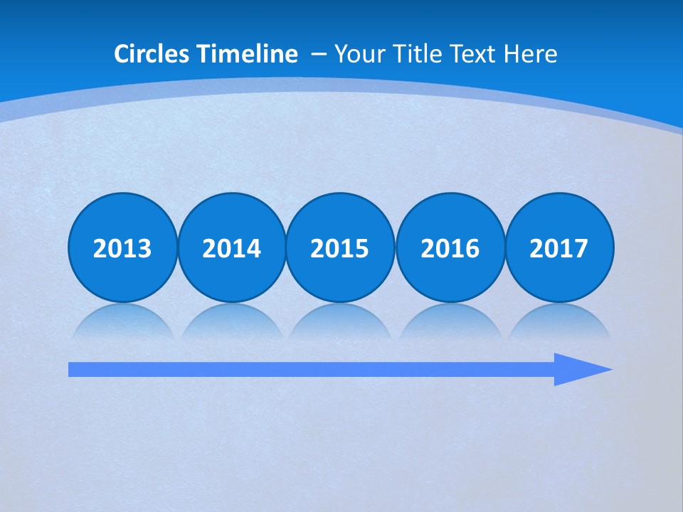 Blue Paint Background PowerPoint Template