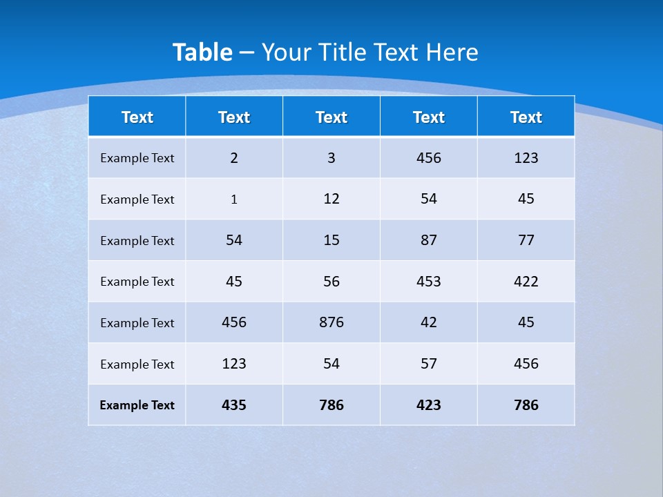 Blue Paint Background PowerPoint Template