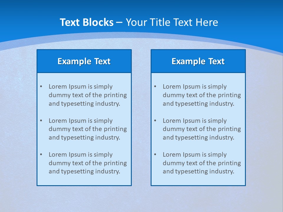 Blue Paint Background PowerPoint Template