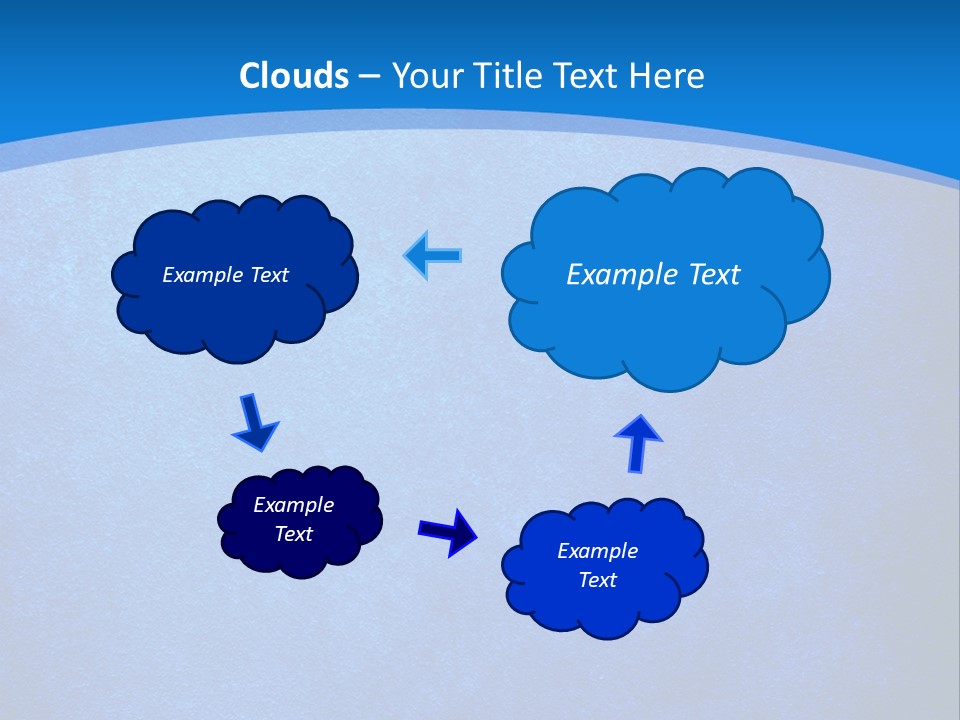 Blue Paint Background PowerPoint Template