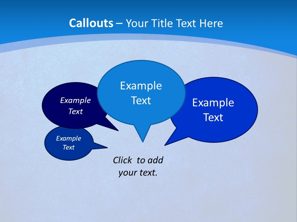 Blue Paint Background PowerPoint Template