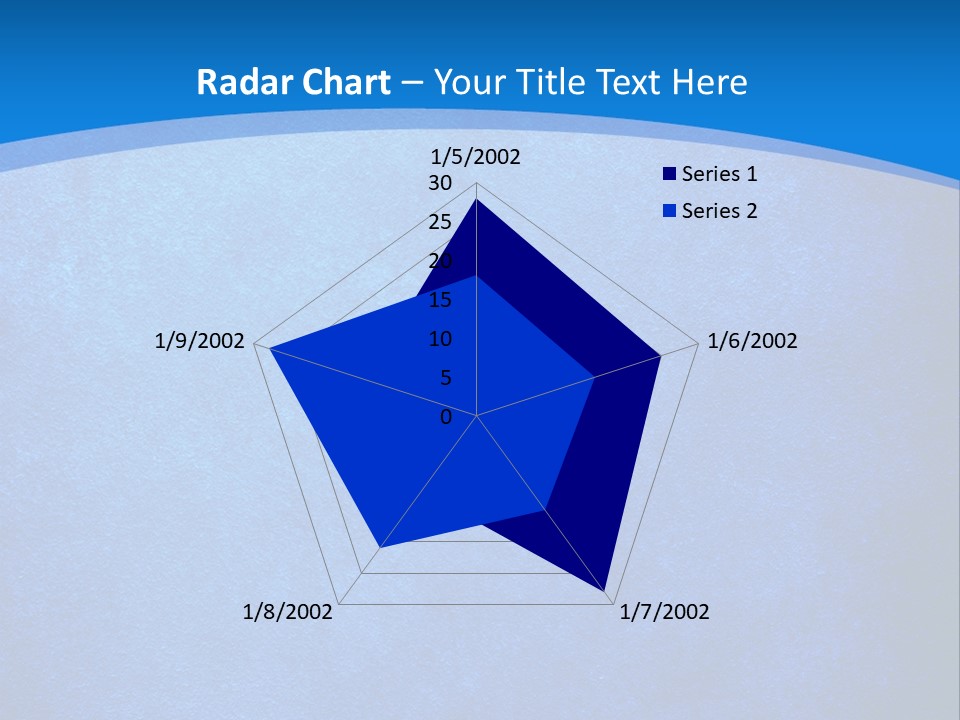 Blue Paint Background PowerPoint Template
