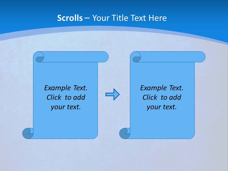 Blue Paint Background PowerPoint Template