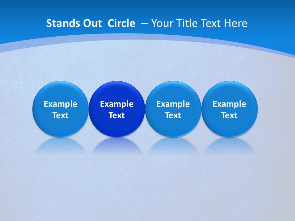 Blue Paint Background PowerPoint Template