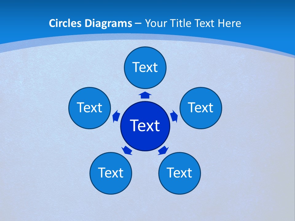 Blue Paint Background PowerPoint Template