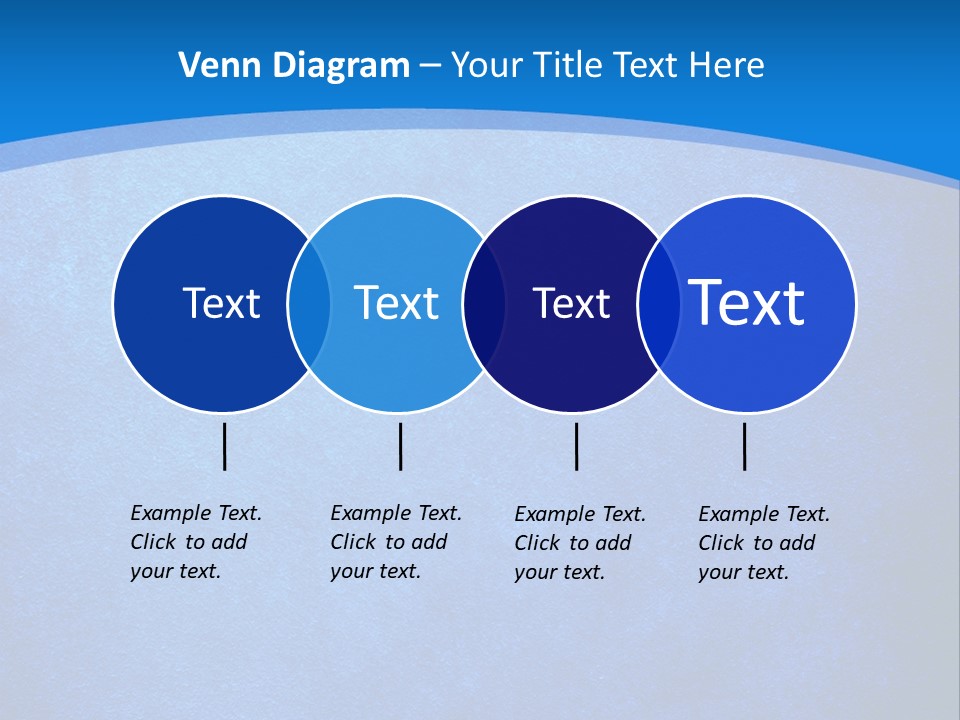 Blue Paint Background PowerPoint Template