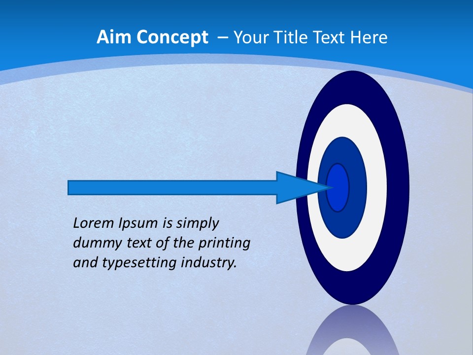 Blue Paint Background PowerPoint Template