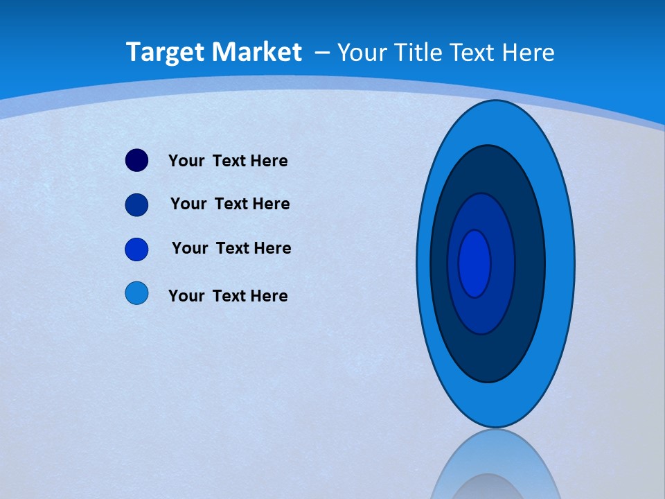 Blue Paint Background PowerPoint Template