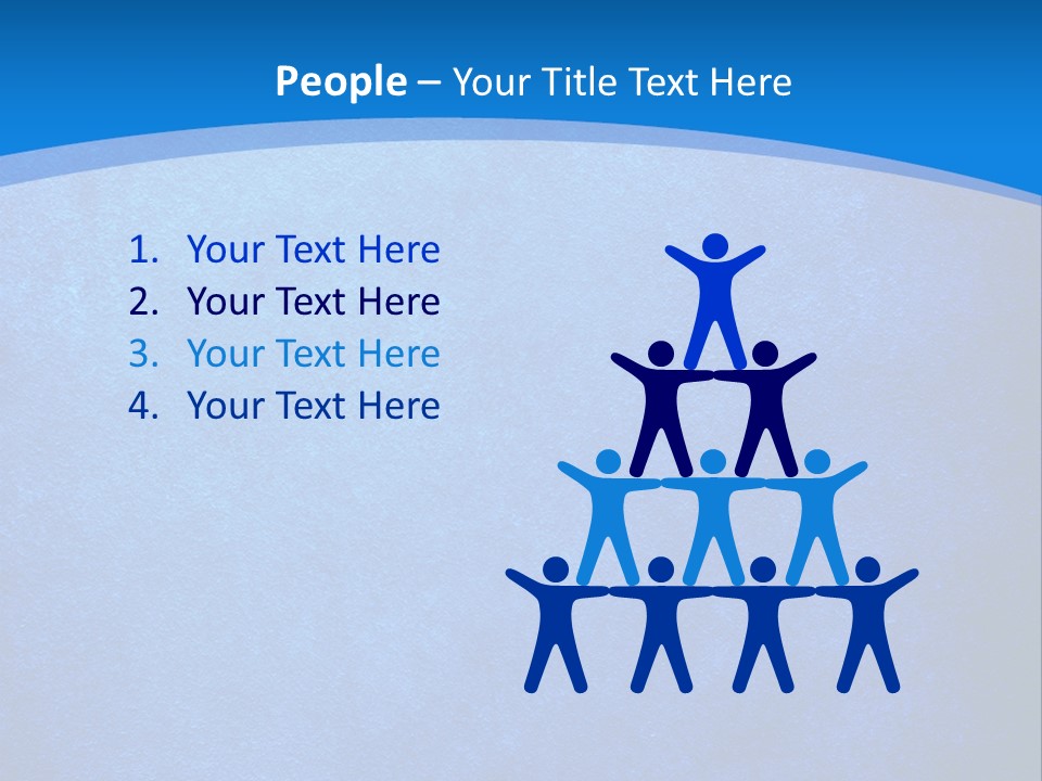 Blue Paint Background PowerPoint Template
