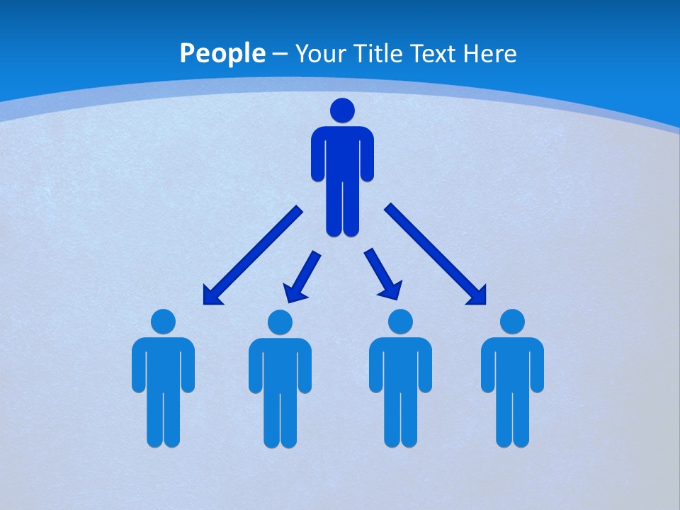 Blue Paint Background PowerPoint Template