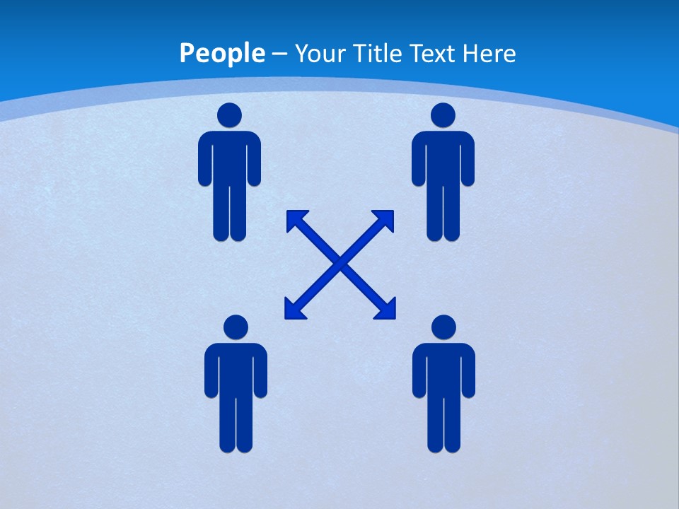 Blue Paint Background PowerPoint Template