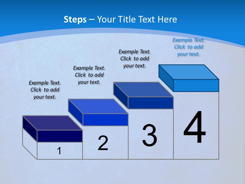 Blue Paint Background PowerPoint Template