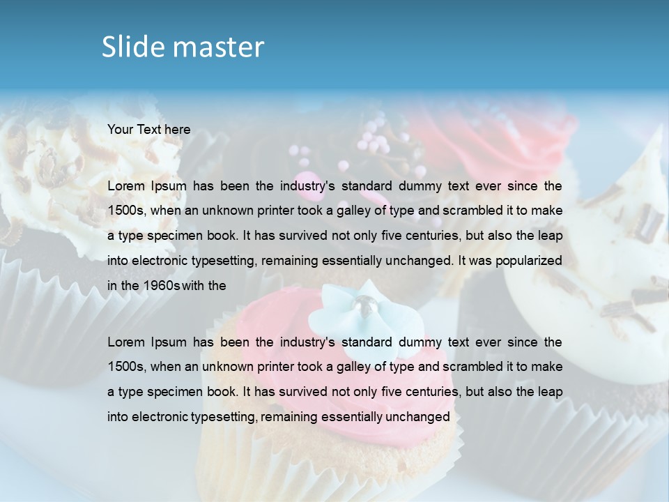 Cupcakes PowerPoint Template