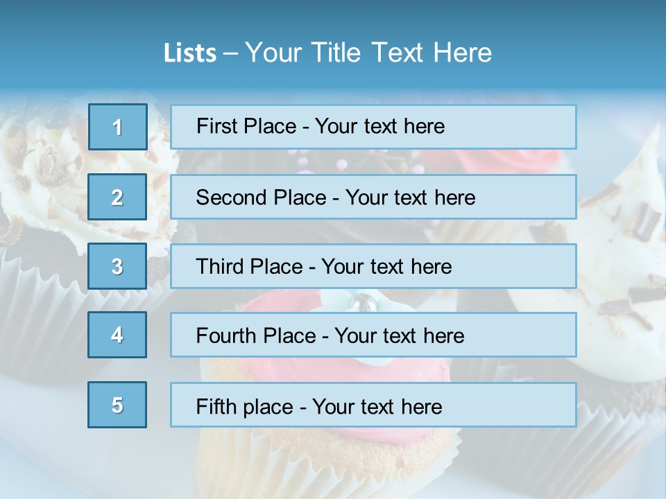 Cupcakes PowerPoint Template