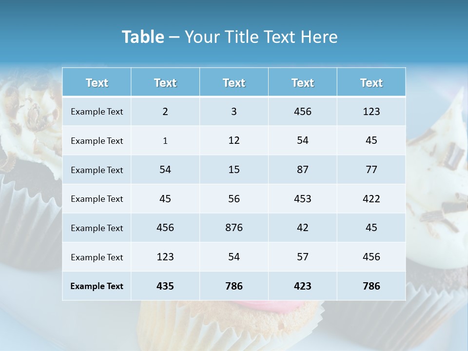 Cupcakes PowerPoint Template