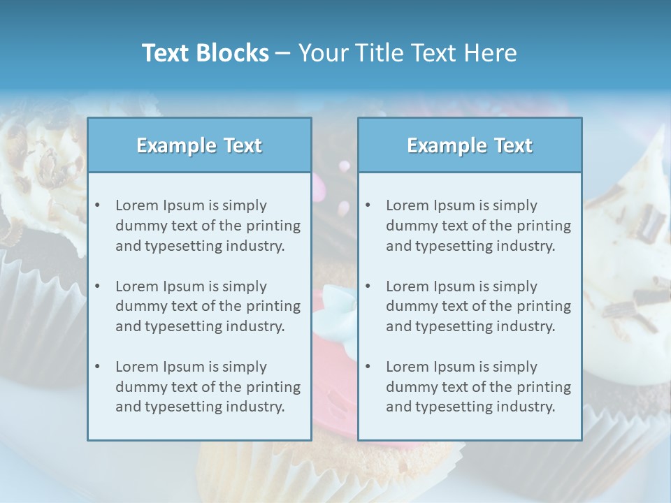 Cupcakes PowerPoint Template