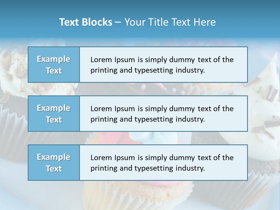 Cupcakes PowerPoint Template
