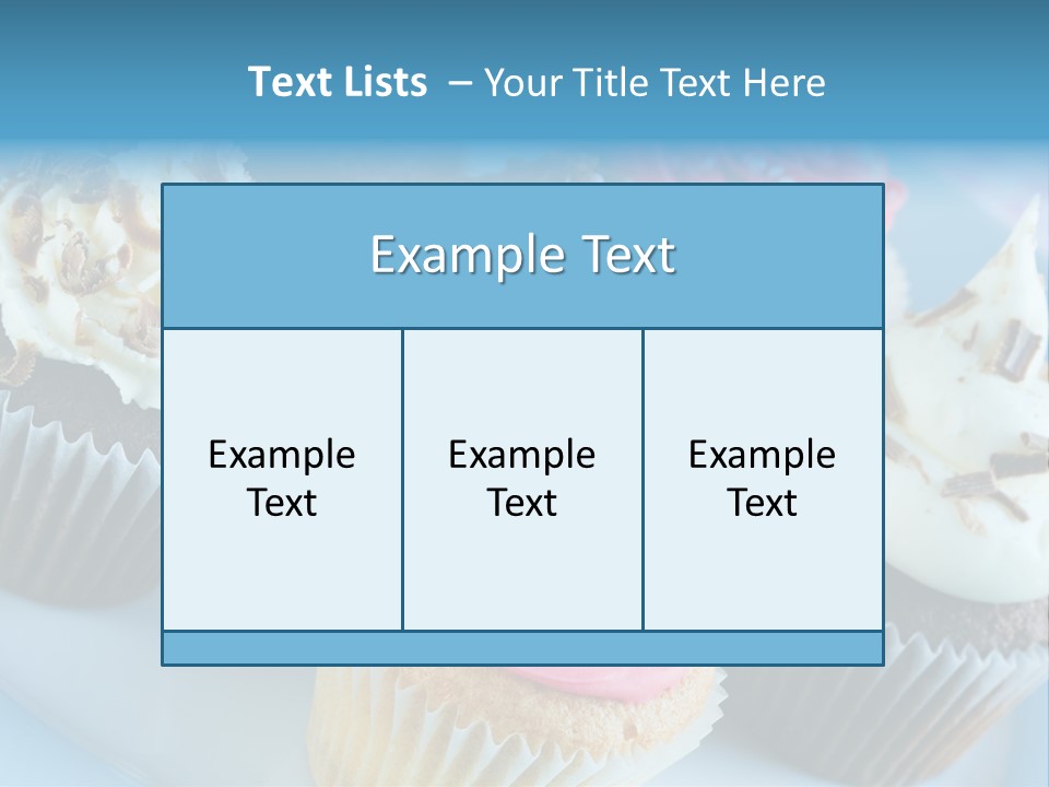 Cupcakes PowerPoint Template