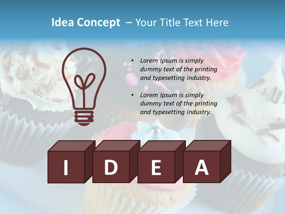 Cupcakes PowerPoint Template