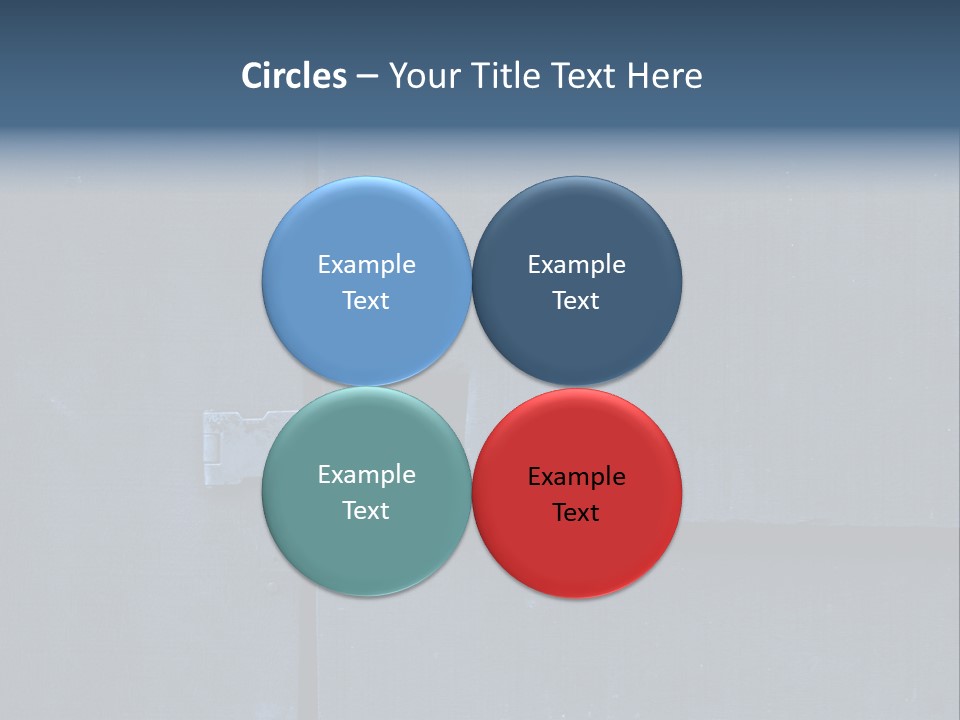 Red Lock On Black Wood Wall PowerPoint Template