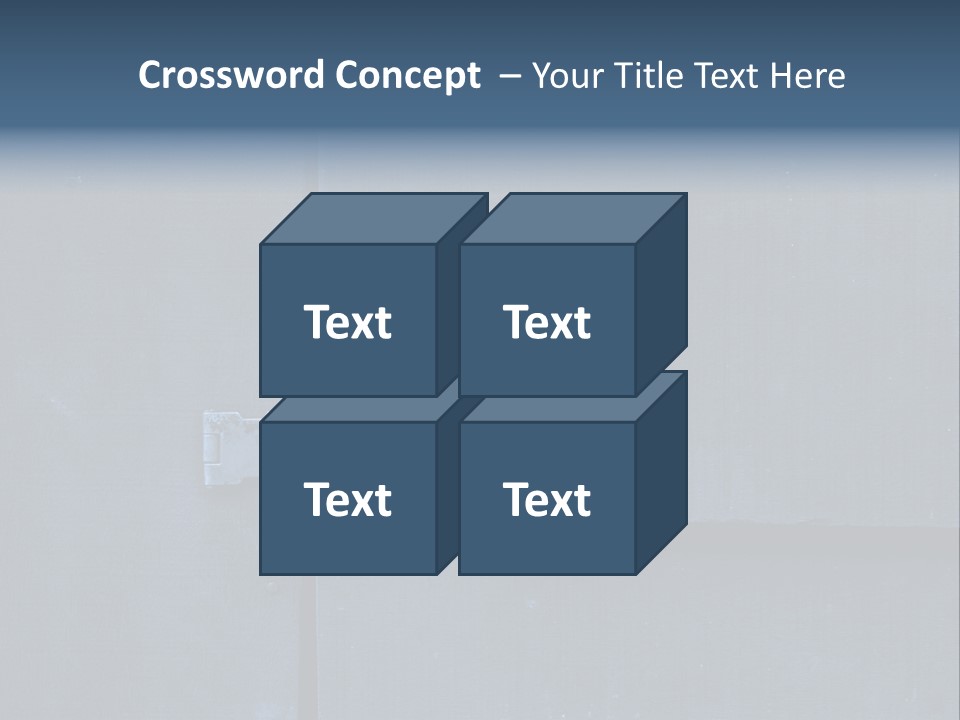 Red Lock On Black Wood Wall PowerPoint Template