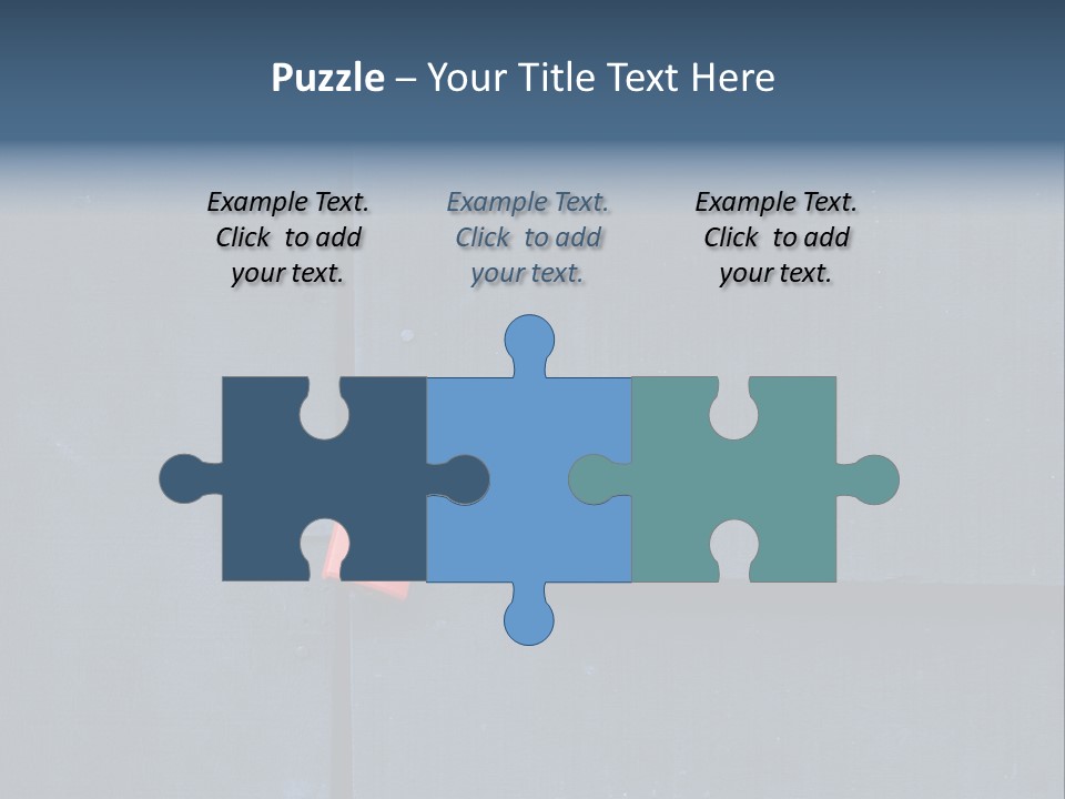 Red Lock On Black Wood Wall PowerPoint Template