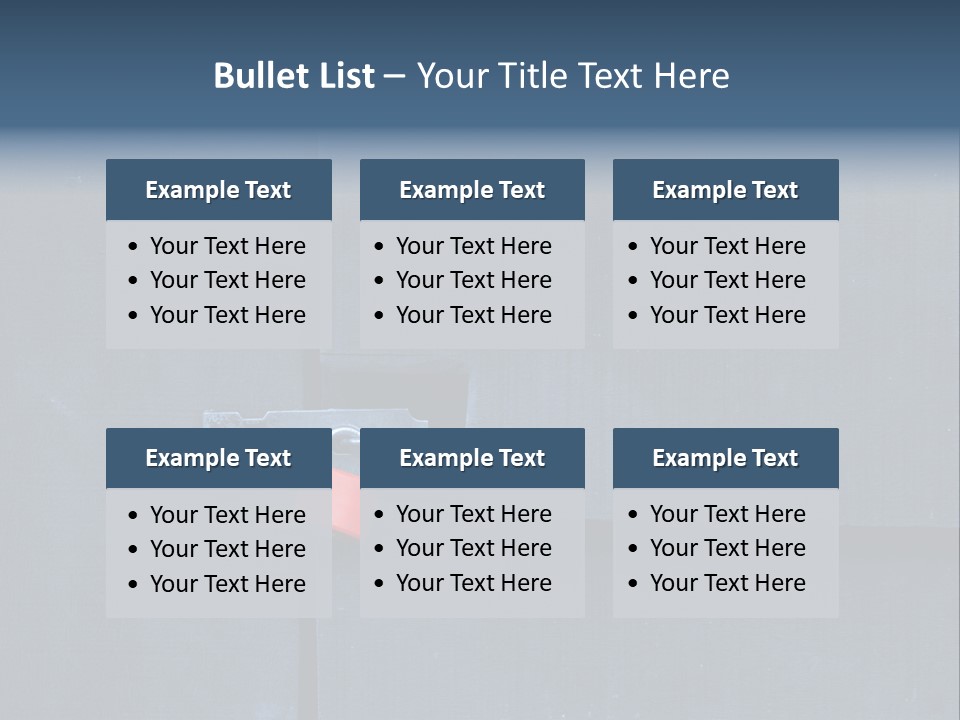 Red Lock On Black Wood Wall PowerPoint Template