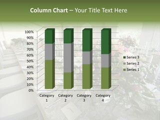 A Table Setup For A Wedding Reception In A Big Tent PowerPoint Template