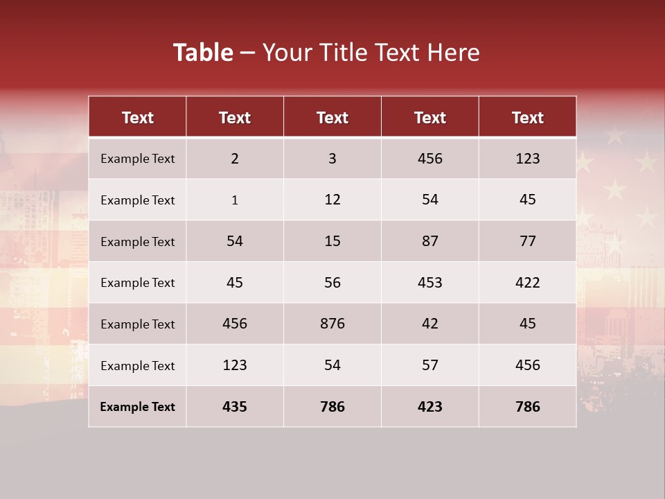 Two Soldiers With Guns In Front Of An American Flag PowerPoint Template