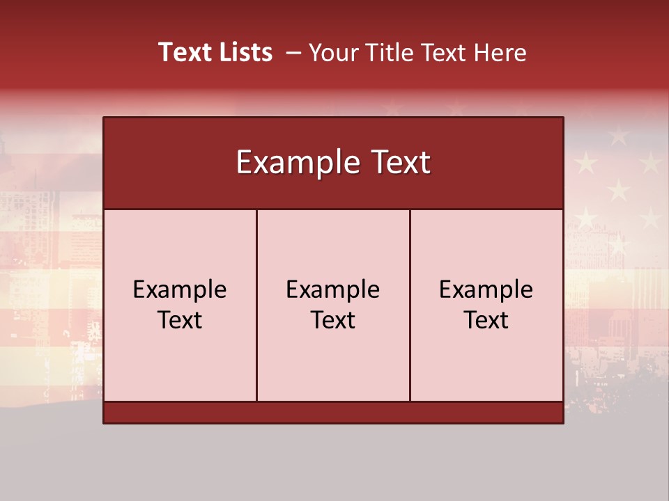 Two Soldiers With Guns In Front Of An American Flag PowerPoint Template