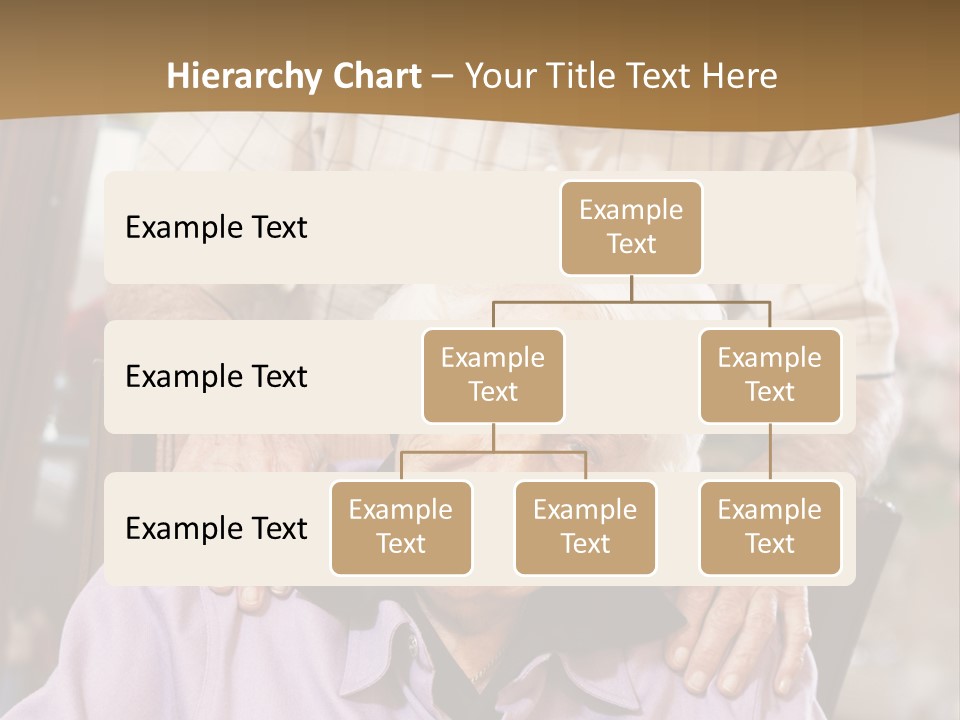 An Elderly Man Sitting In A Wheel Chair Next To A Woman PowerPoint Template