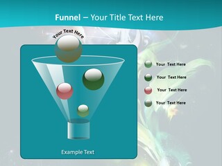 A Large Magic Flower Is Turned To The Right And A Little Flower Facing A Large Flower. Colourfully, Very Artistically And A Few Abstractly. PowerPoint Template