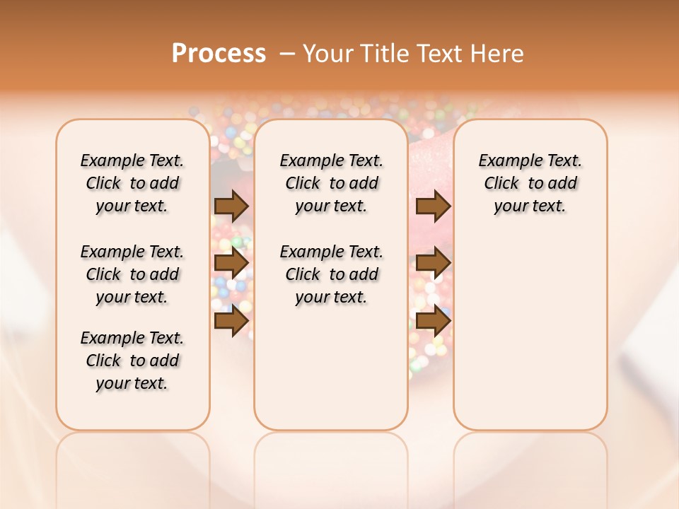 A Young Woman Blow Golden Glitter From Her Hands. PowerPoint Template