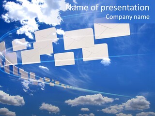 Sky Letter PowerPoint Template