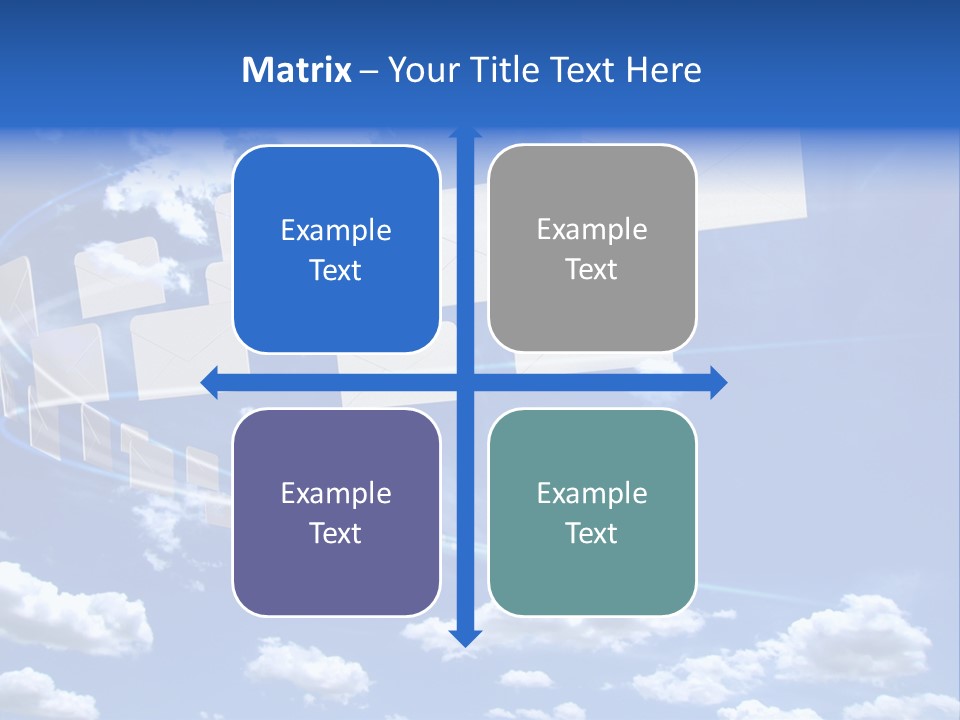 Sky Letter PowerPoint Template