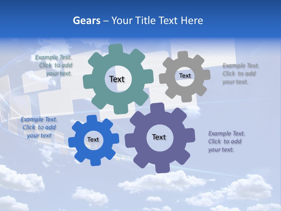 Sky Letter PowerPoint Template