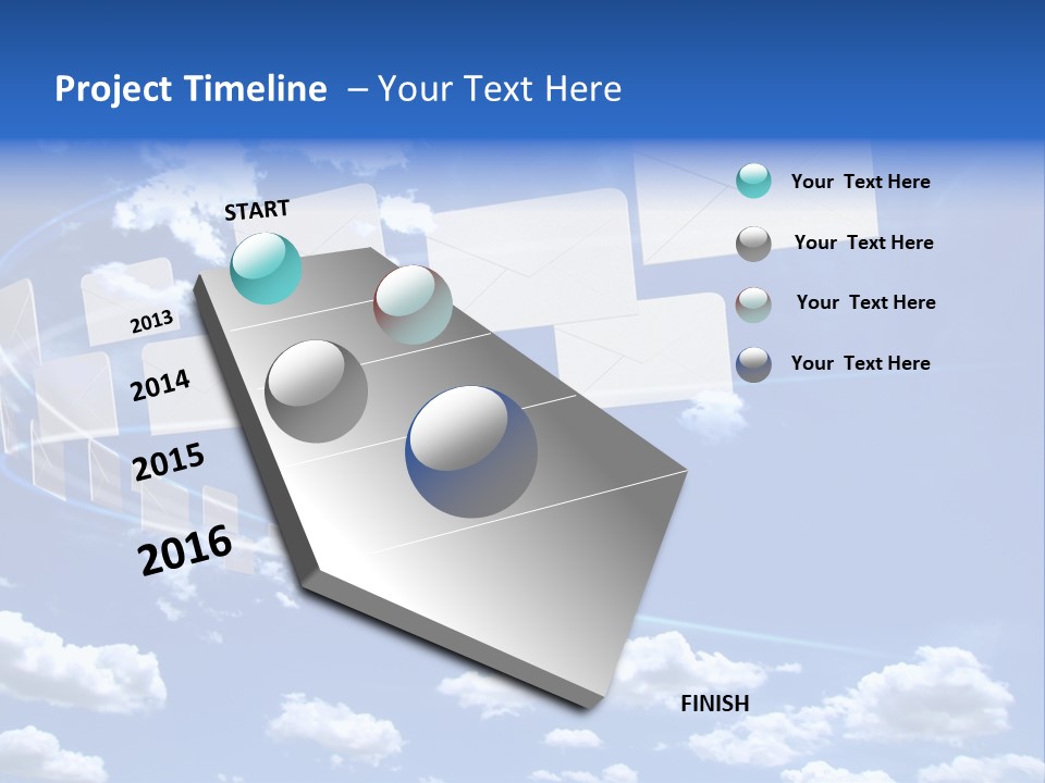 Sky Letter PowerPoint Template