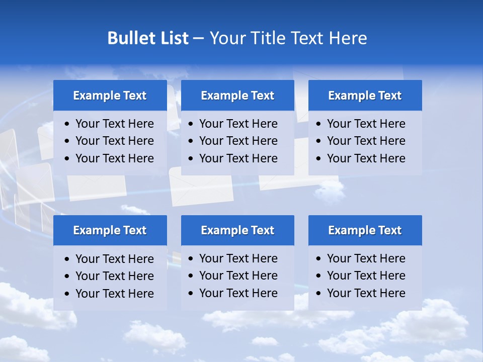 Sky Letter PowerPoint Template