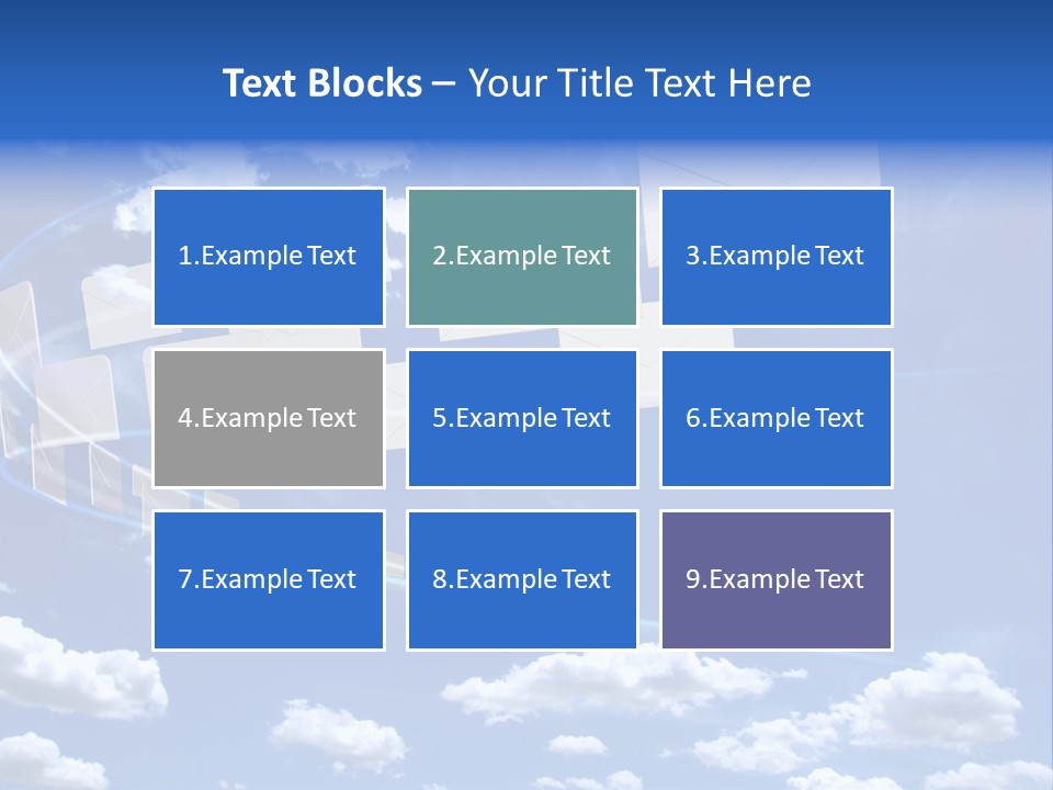 Sky Letter PowerPoint Template