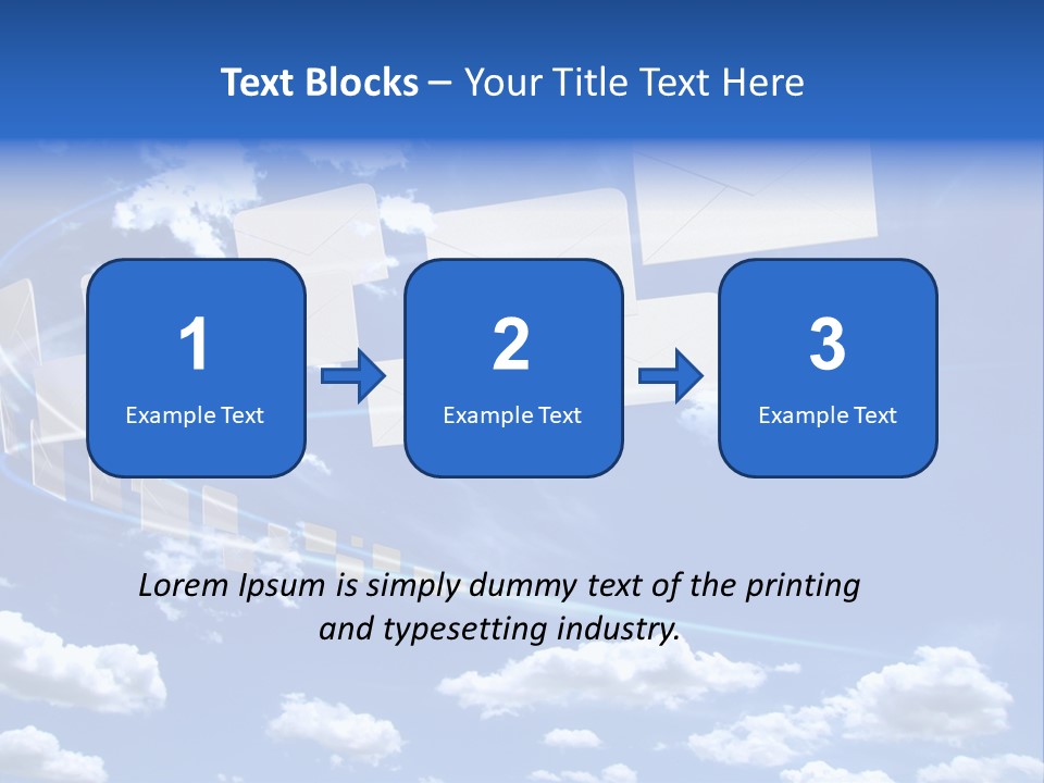 Sky Letter PowerPoint Template